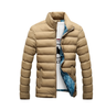 Winter Jacket Cotton Blend Coats Zipper